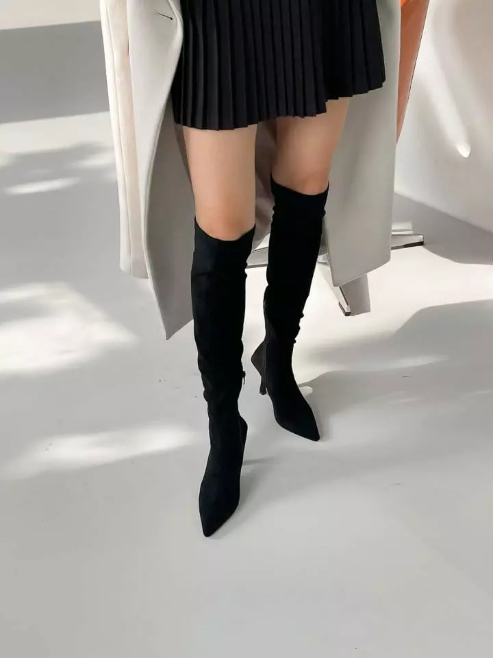 Golden Shoe - Korean Women Fashion - #momslook - 2283 Boots