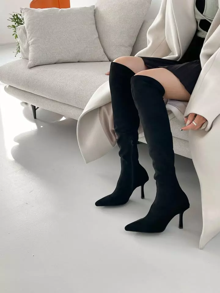 Golden Shoe - Korean Women Fashion - #momslook - 2283 Boots - 7