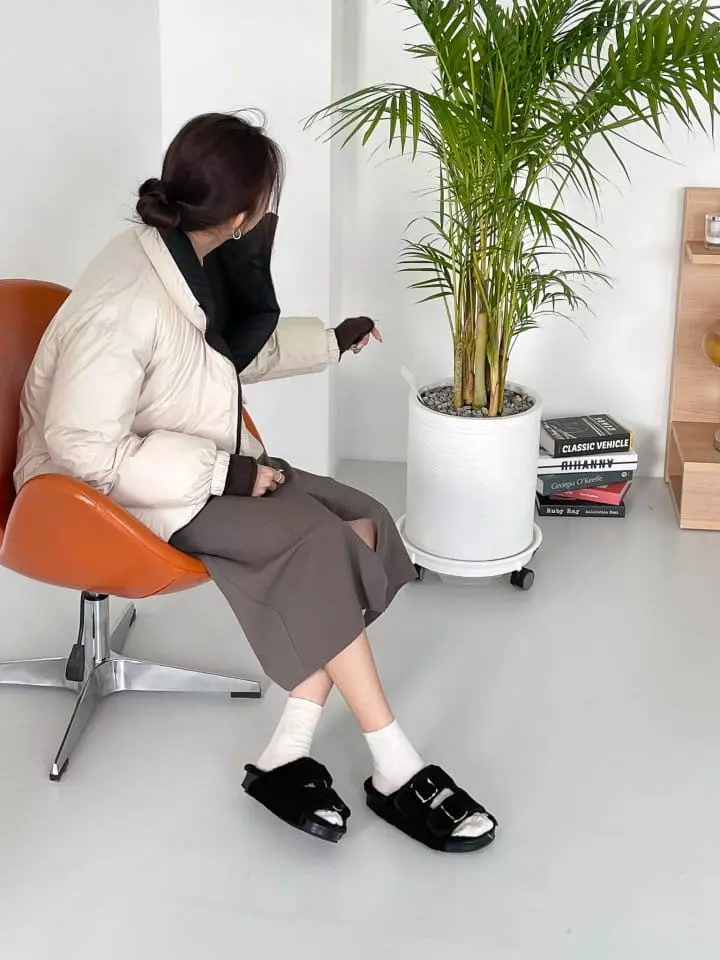 Golden Shoe - Korean Women Fashion - #momslook - 2282 Slippers - 6