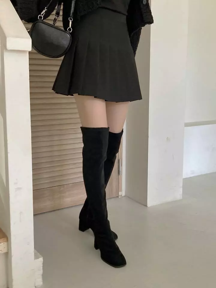 Golden Shoe - Korean Women Fashion - #momslook - 1020 Boots