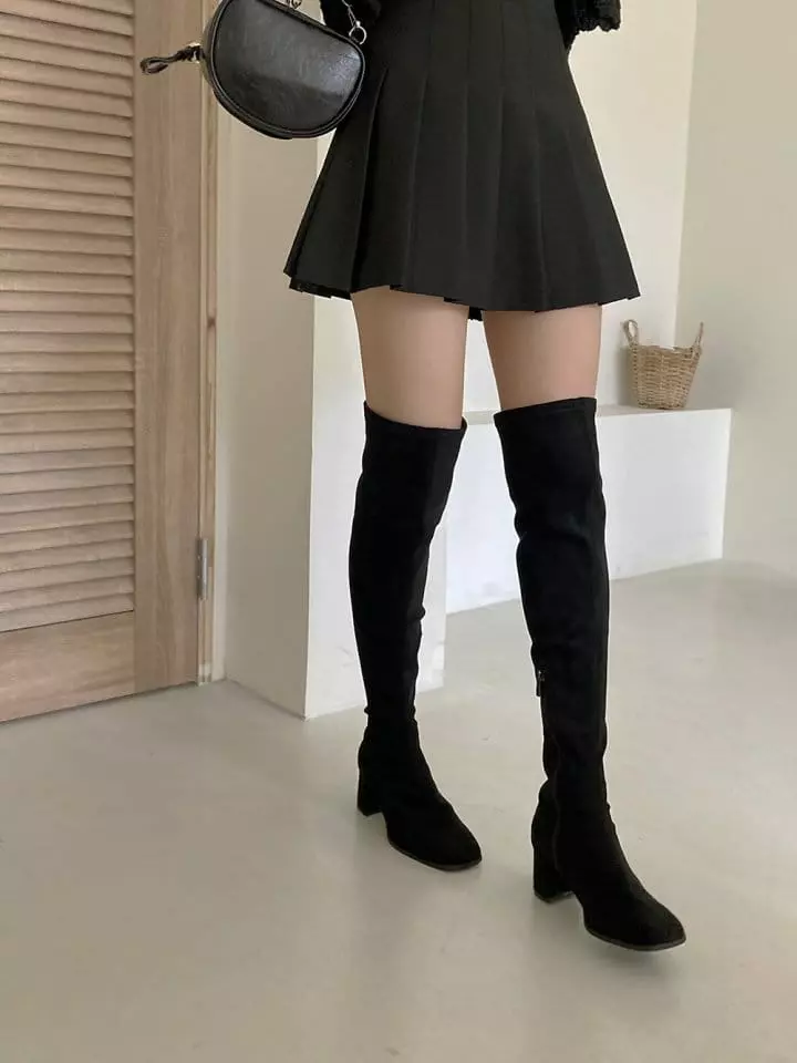Golden Shoe - Korean Women Fashion - #momslook - 1020 Boots - 3