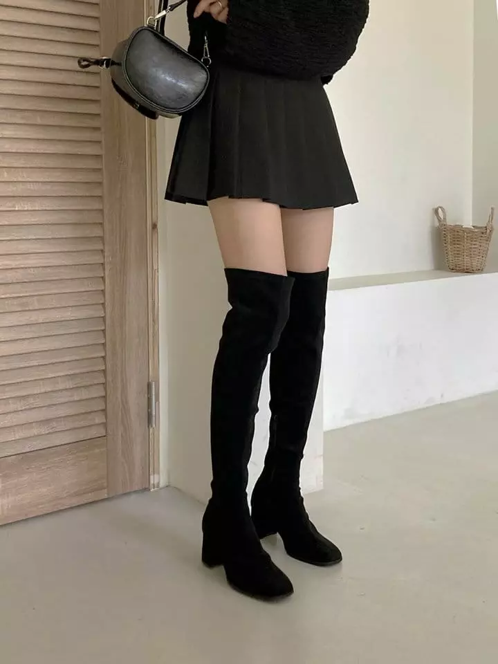 Golden Shoe - Korean Women Fashion - #momslook - 1020 Boots - 5