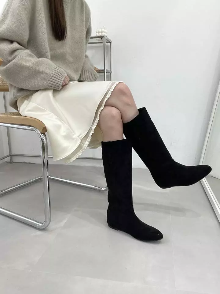 Golden Shoe - Korean Women Fashion - #momslook - 1099 Boots