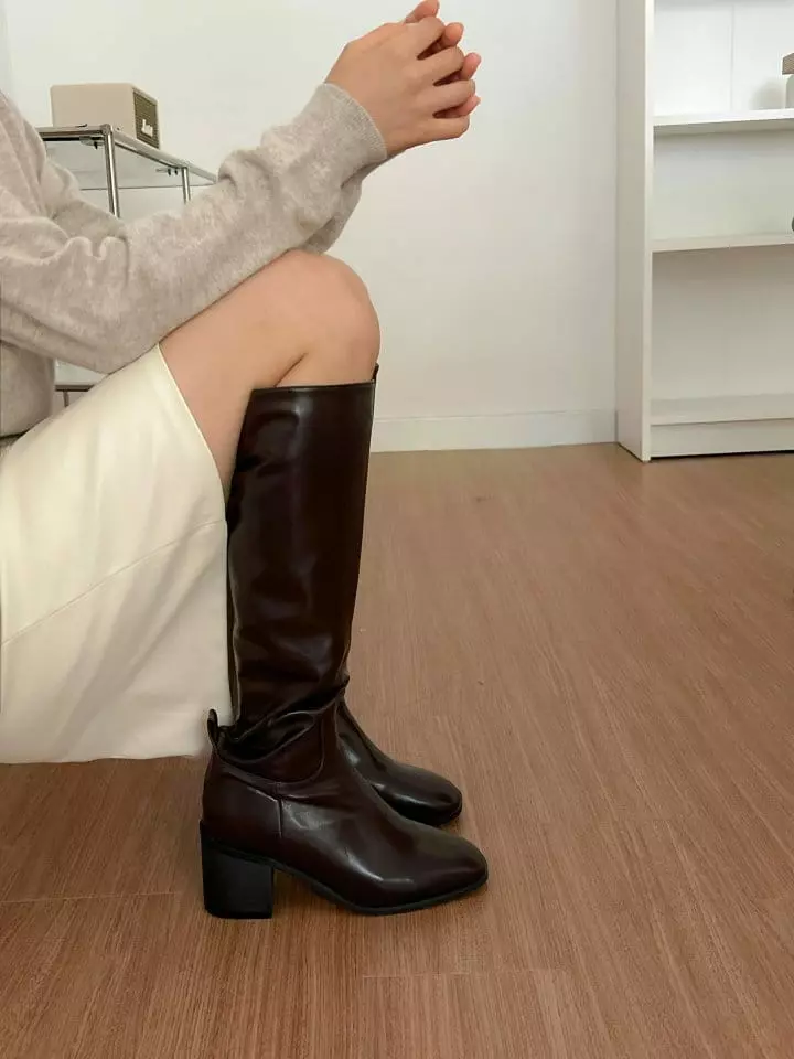 Golden Shoe - Korean Women Fashion - #momslook - 2822 Boots - 3