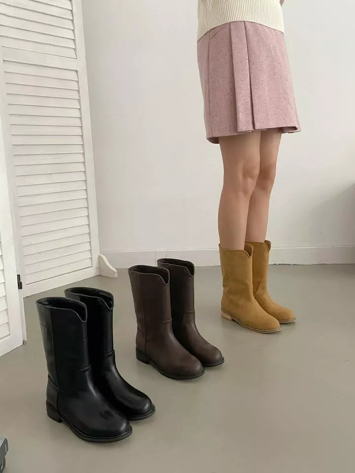 Golden Shoe - Korean Women Fashion - #momslook - 2819 Boots - 2