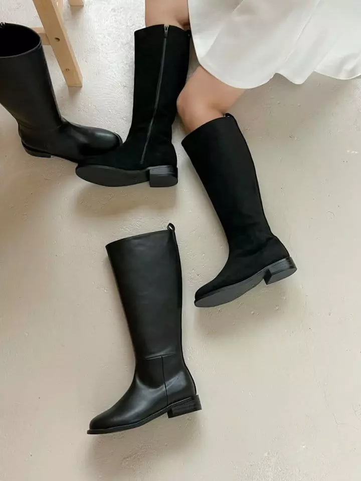 Golden Shoe - Korean Women Fashion - #momslook - j3292 Boots - 6