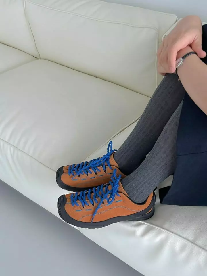 Golden Shoe - Korean Women Fashion - #momslook - j1590 Sneakers - 3