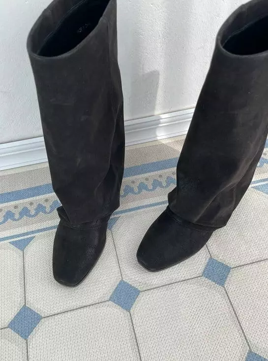 Golden Shoe - Korean Women Fashion - #momslook - bu1100 Boots - 3