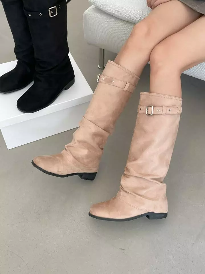 Golden Shoe - Korean Women Fashion - #pursuepretty - u5243 Boots - 10