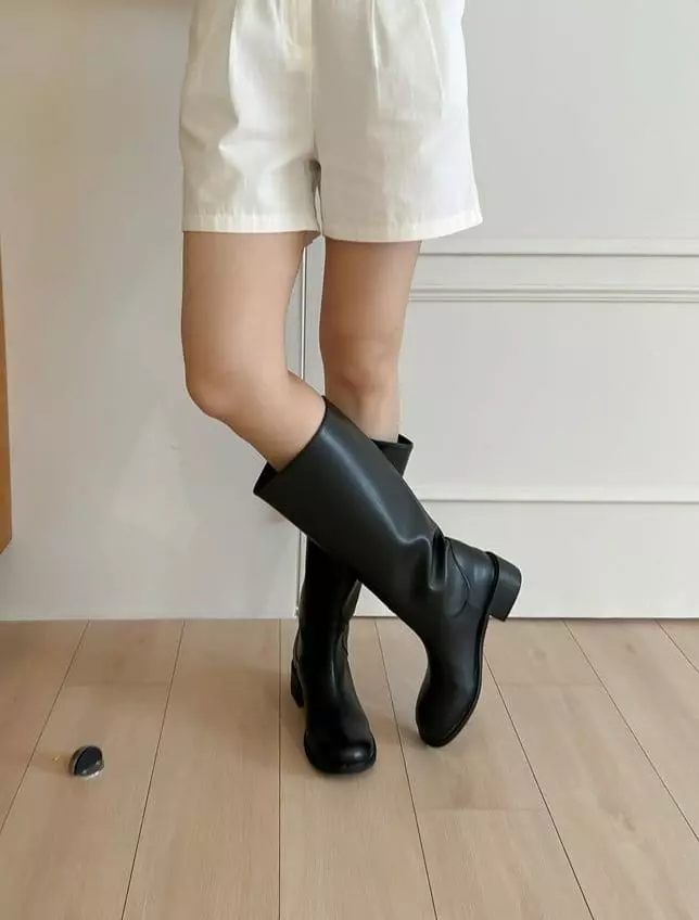 Golden Shoe - Korean Women Fashion - #vintagekidsstyle - ka9011 Boots - 4
