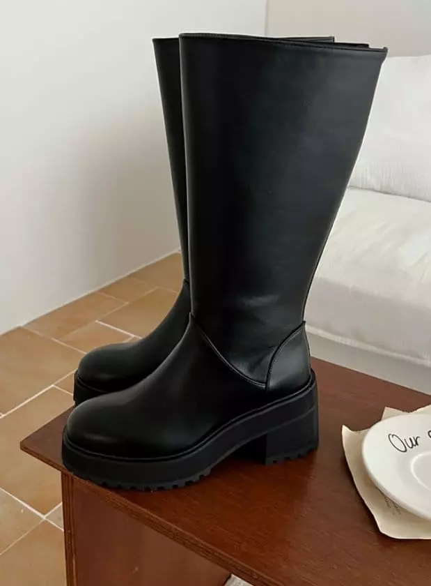 Golden Shoe - Korean Women Fashion - #pursuepretty - ka9013 Boots - 3