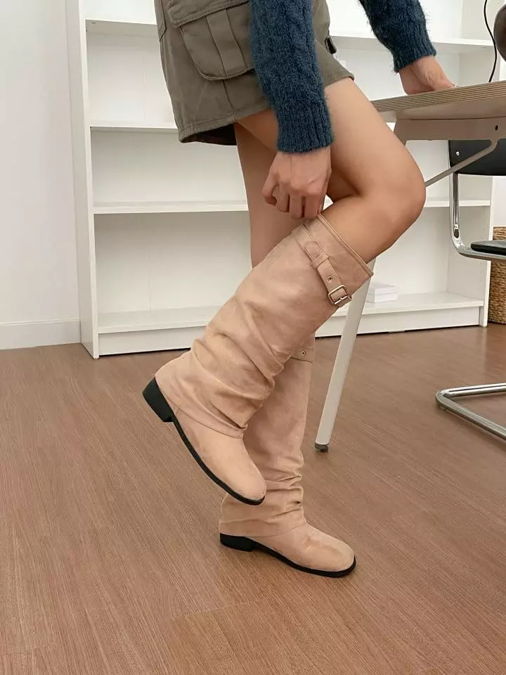 Golden Shoe - Korean Women Fashion - #restrostyle - u5243 Boots - 11