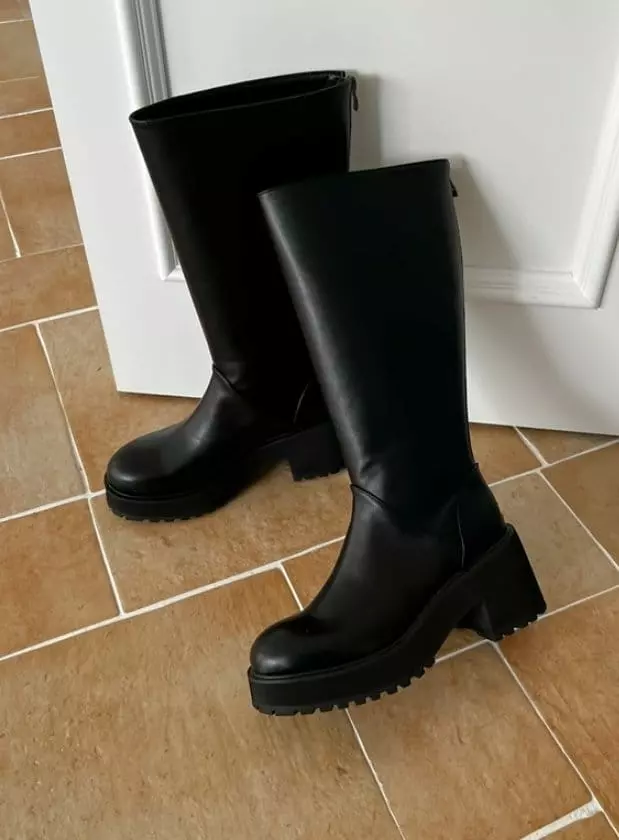 Golden Shoe - Korean Women Fashion - #pursuepretty - ka9013 Boots - 4