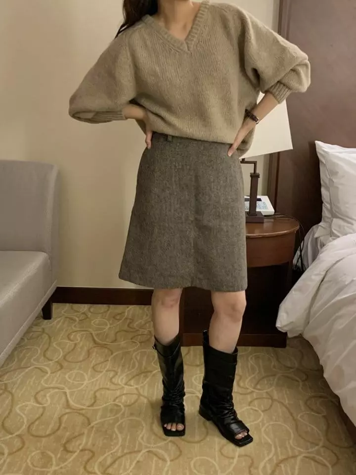 Golden Shoe - Korean Women Fashion - #restrostyle - 8114 Boots - 7