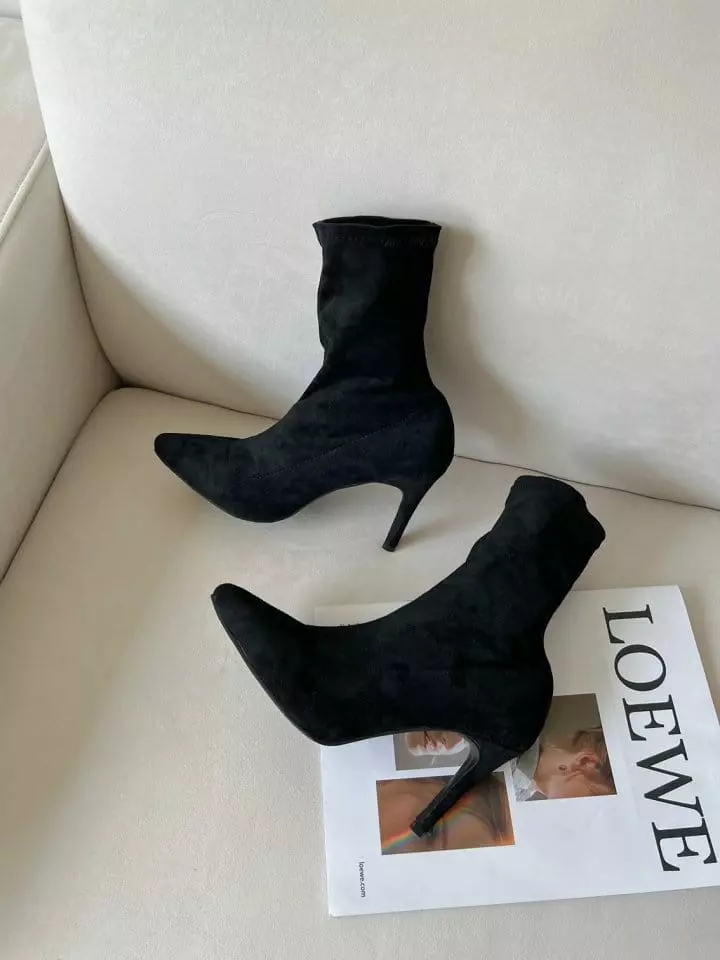 Golden Shoe - Korean Women Fashion - #romanticstyle - 1747 Boots - 10