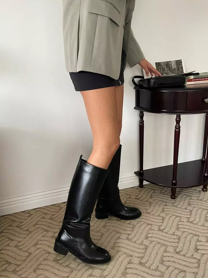 Golden Shoe - Korean Women Fashion - #restrostyle - 8233 Boots - 4