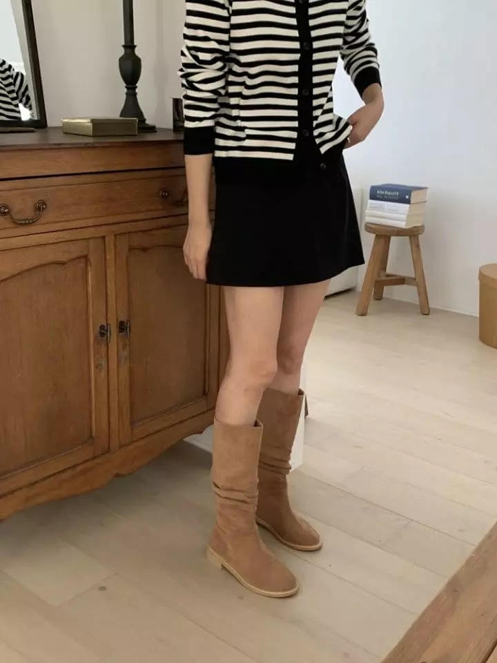 Golden Shoe - Korean Women Fashion - #romanticstyle - 8109 Boots - 2