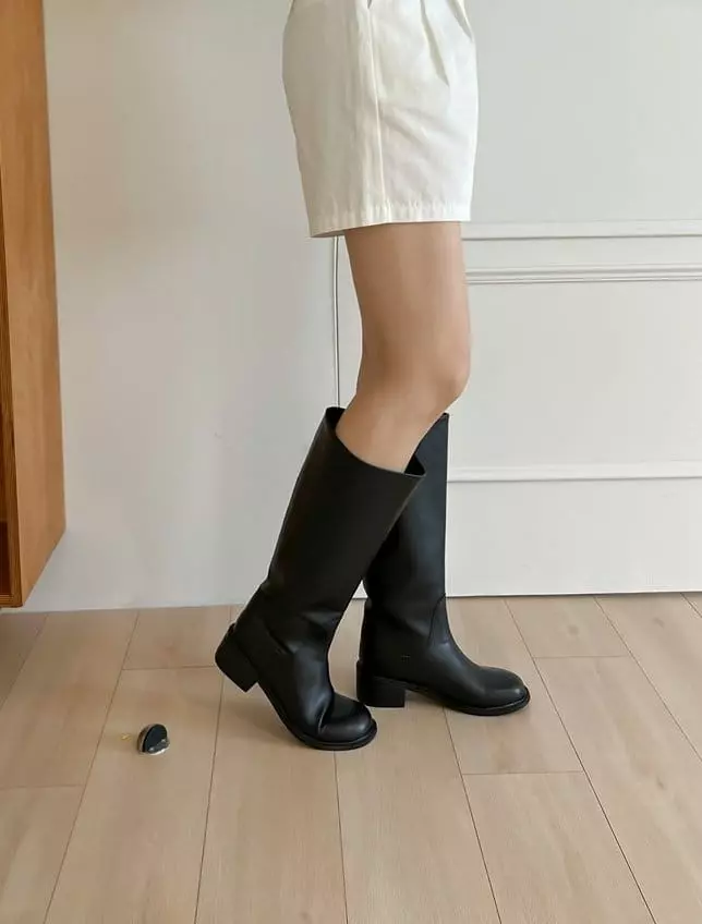 Golden Shoe - Korean Women Fashion - #romanticstyle - ka9011 Boots - 6