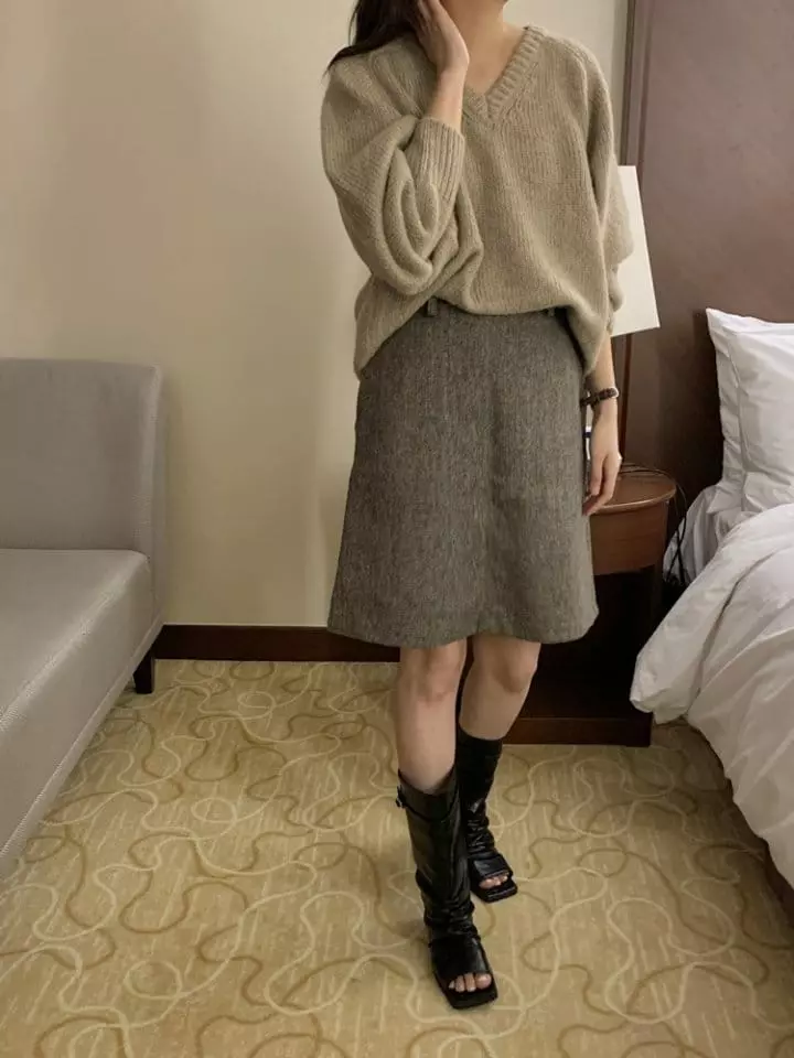 Golden Shoe - Korean Women Fashion - #romanticstyle - 8114 Boots - 8