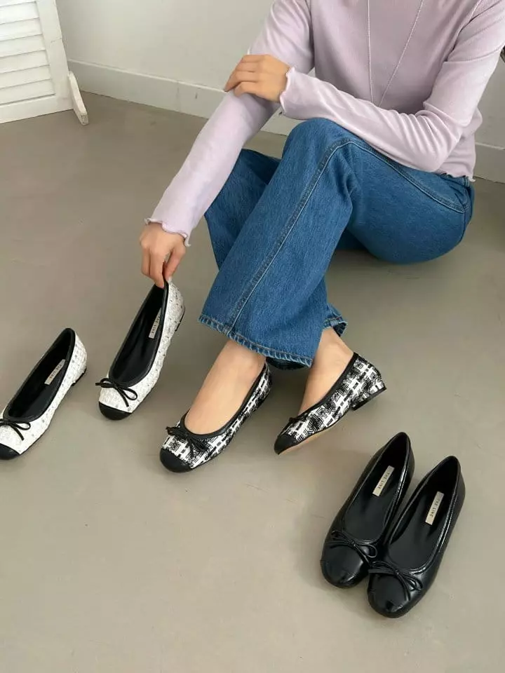 Golden Shoe - Korean Women Fashion - #romanticstyle - 2815 Flats - 7