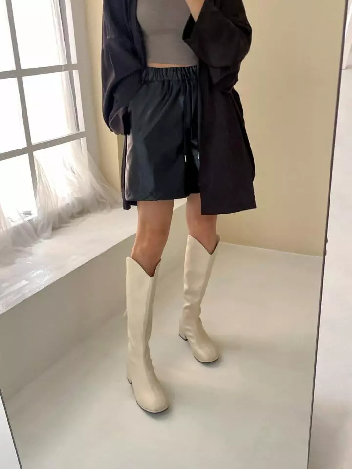 Golden Shoe - Korean Women Fashion - #shopsmall - p801 Boots - 2