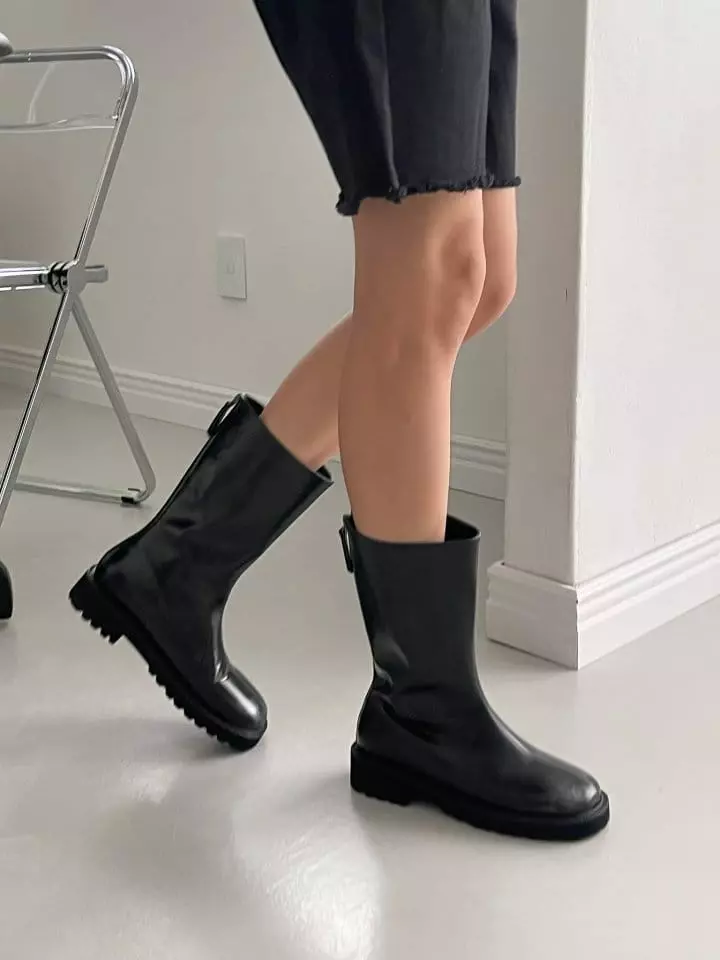 Golden Shoe - Korean Women Fashion - #romanticstyle - 2344 Boots - 4