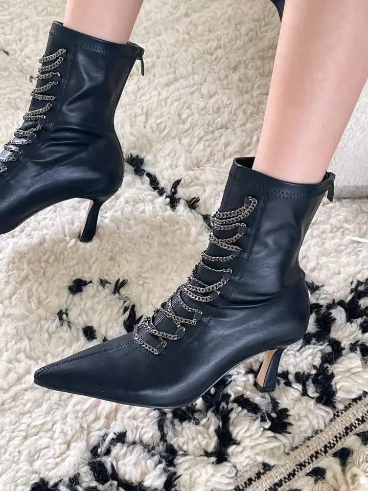 Golden Shoe - Korean Women Fashion - #shopsmall - 2342 Boots - 3