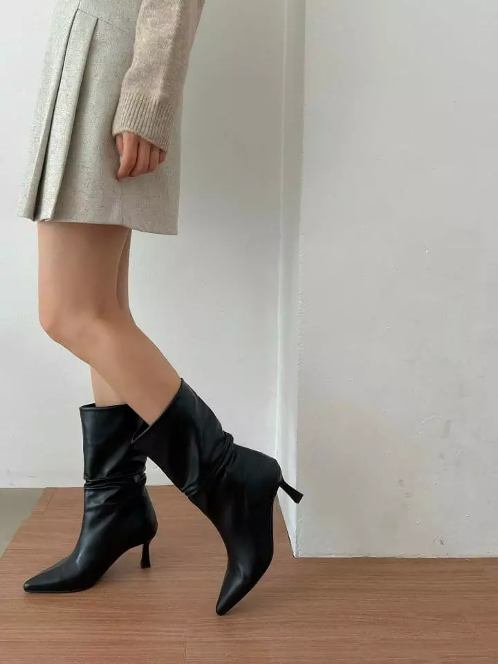 Golden Shoe - Korean Women Fashion - #thatsdarling - 2381 Boots - 8