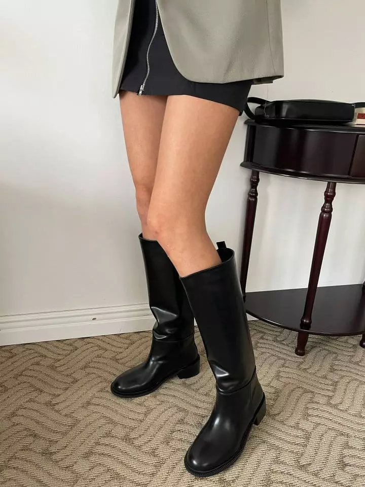 Golden Shoe - Korean Women Fashion - #thatsdarling - 8233 Boots - 6