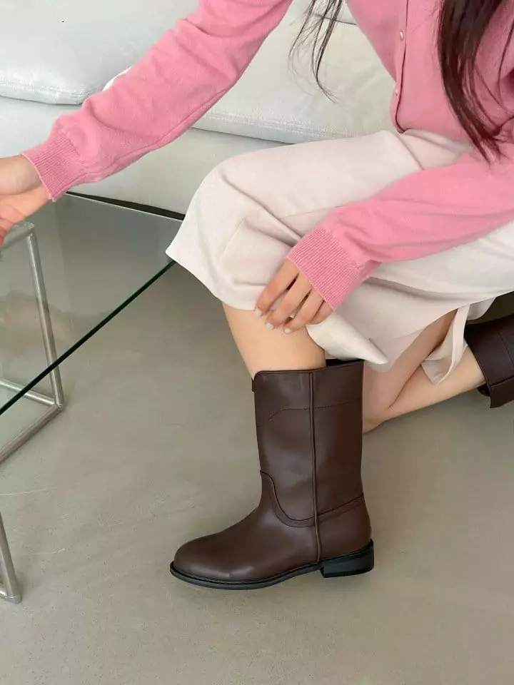 Golden Shoe - Korean Women Fashion - #thatsdarling - 2819 Boots - 10