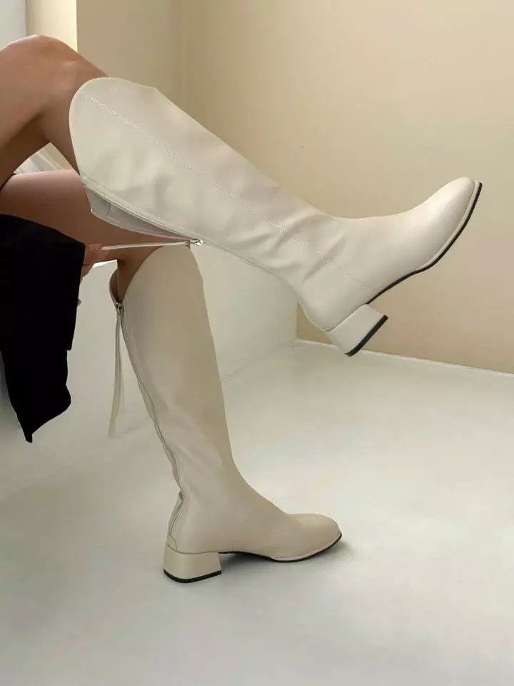 Golden Shoe - Korean Women Fashion - #thatsdarling - p801 Boots - 4