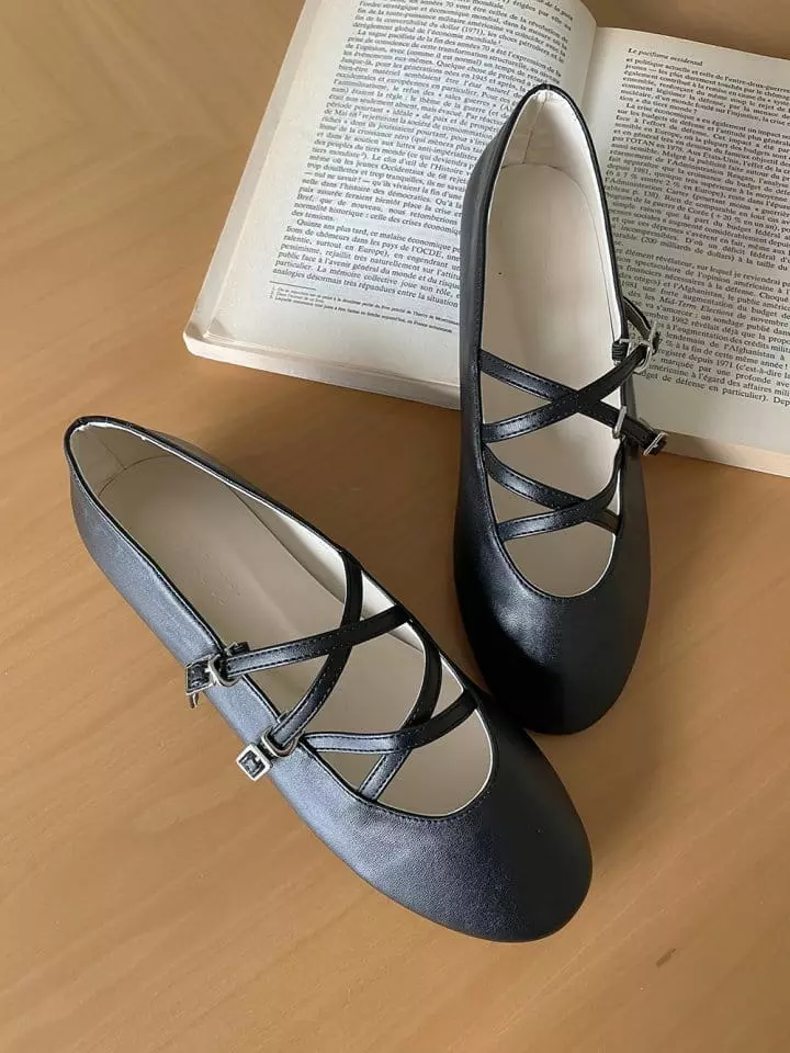 Golden Shoe - Korean Women Fashion - #thelittlethings - fa1415 Flats - 3
