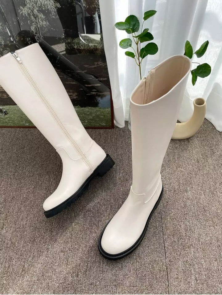 Golden Shoe - Korean Women Fashion - #thelittlethings - bu1069 Boots - 5