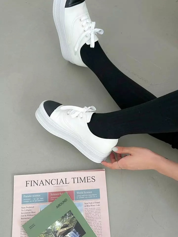Golden Shoe - Korean Women Fashion - #vintageinspired - 9087 Sneakers - 5