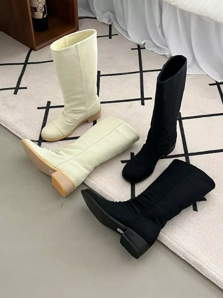 Golden Shoe - Korean Women Fashion - #vintageinspired - 1608 Boots