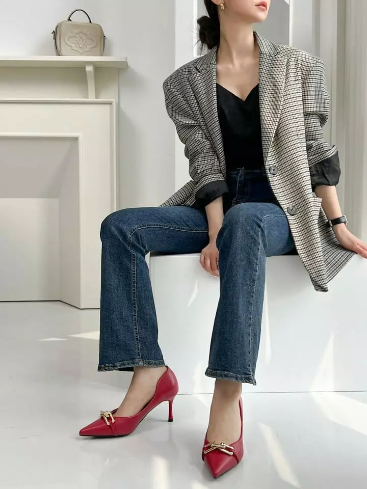 Golden Shoe - Korean Women Fashion - #vintageinspired - 730 Flats - 9