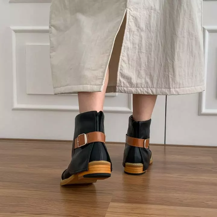 Golden Shoe - Korean Women Fashion - #vintageinspired - ba374 Boots - 9