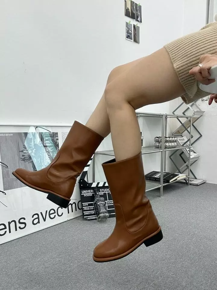 Golden Shoe - Korean Women Fashion - #vintageinspired - 567 Boots - 11