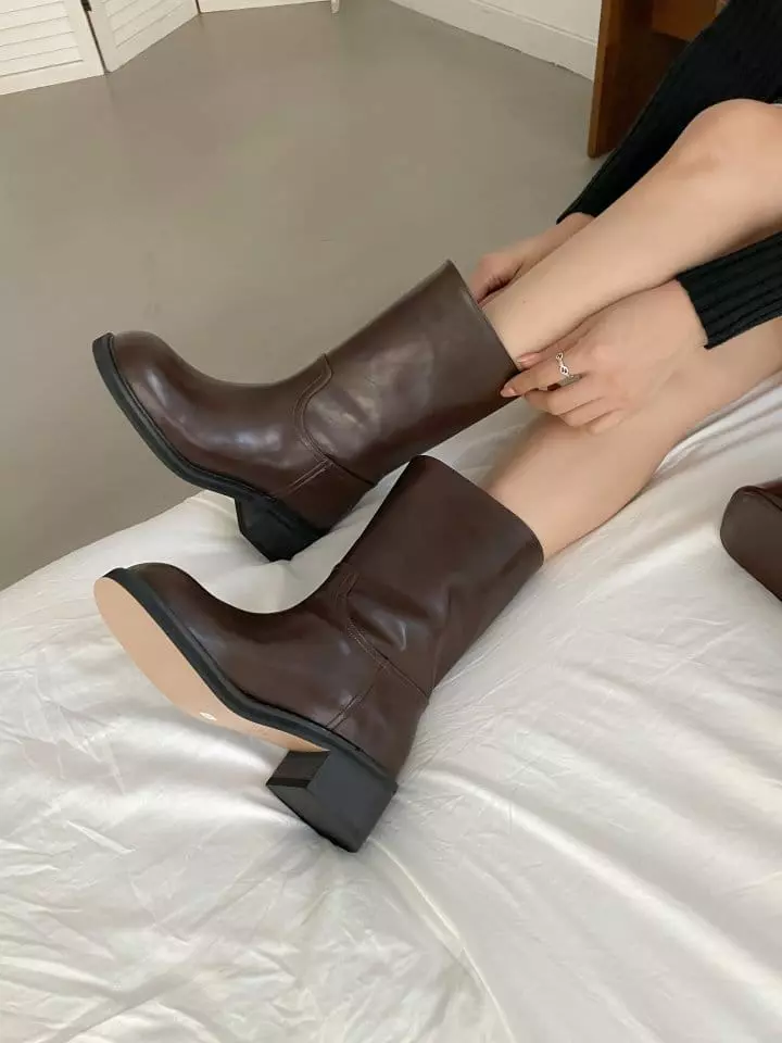 Golden Shoe - Korean Women Fashion - #vintageinspired - 2827 Boots - 8