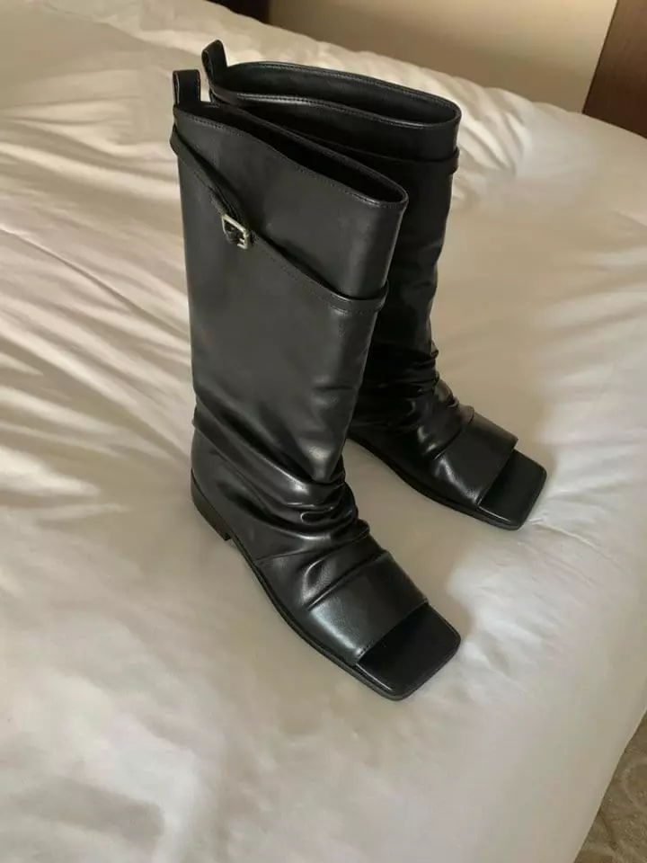 Golden Shoe - Korean Women Fashion - #vintagekidsstyle - 8114 Boots - 5