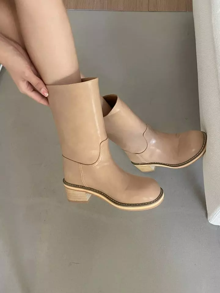 Golden Shoe - Korean Women Fashion - #vintagekidsstyle - 2827 Boots - 9