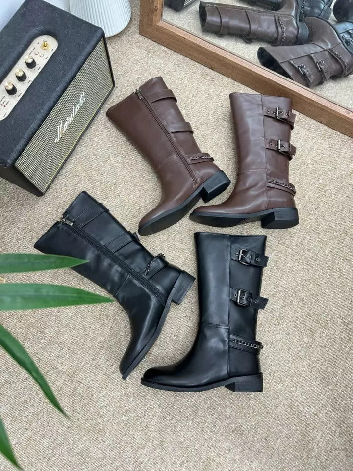 Golden Shoe - Korean Women Fashion - #womensfashion - 565 Boots - 2