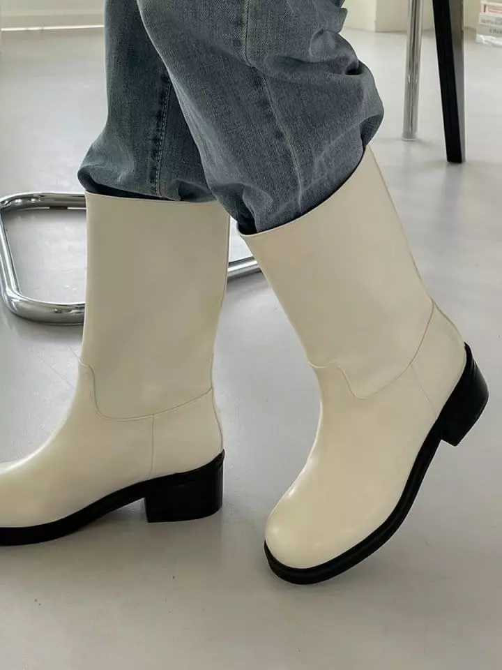 Golden Shoe - Korean Women Fashion - #momslook - 2614 Boots - 4