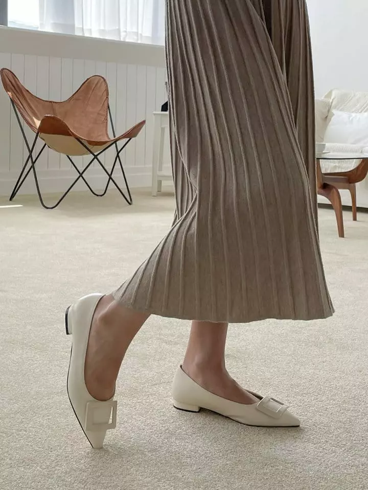 Golden Shoe - Korean Women Fashion - #womensfashion - 2608 Flats - 7