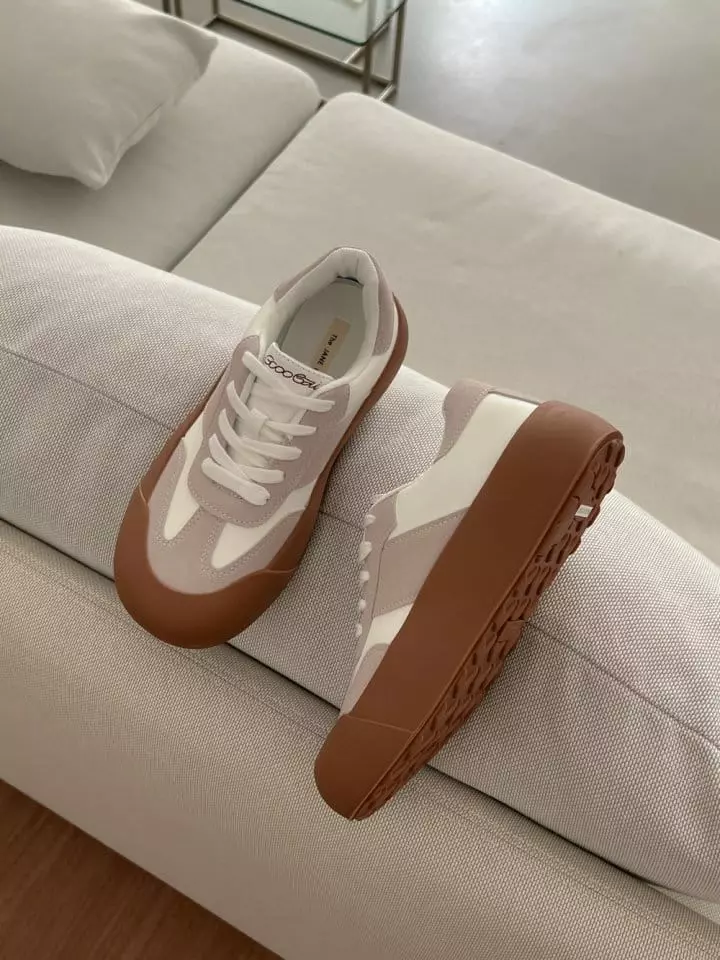 Golden Shoe - Korean Women Fashion - #momslook - 522 Sneakers - 4