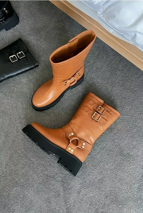 Golden Shoe - Korean Women Fashion - #womensfashion - ka9016 Boots - 3