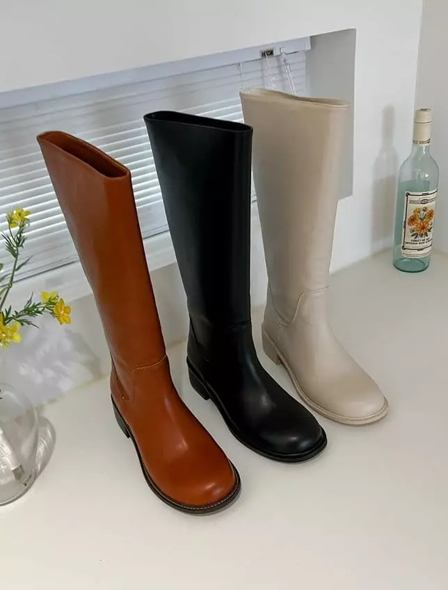 Golden Shoe - Korean Women Fashion - #womensfashion - ka9011 Boots