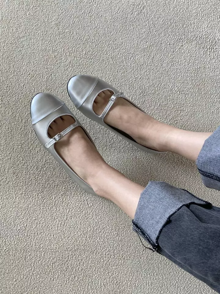 Golden Shoe - Korean Women Fashion - #momslook - fa1413 Flats - 4