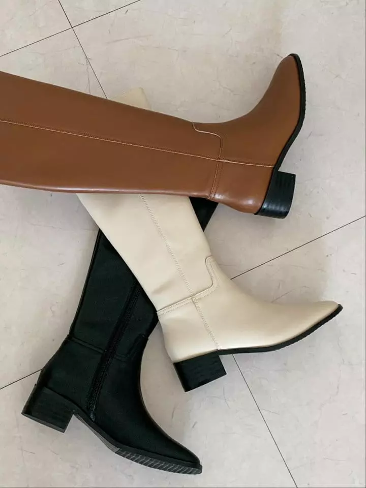 Golden Shoe - Korean Women Fashion - #womensfashion - by028 Boots