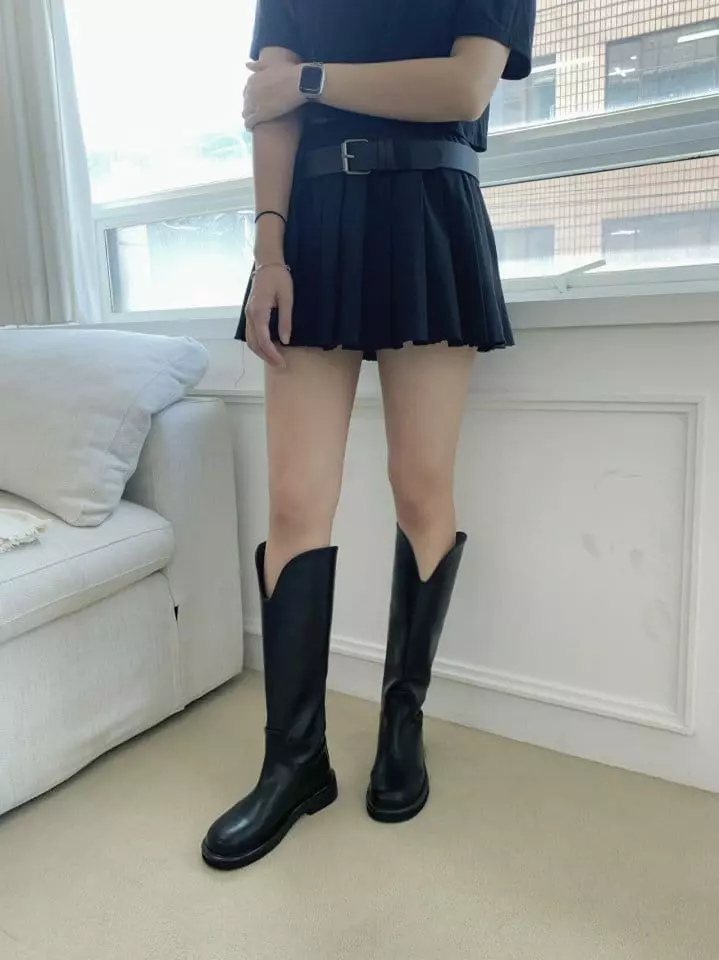 Golden Shoe - Korean Women Fashion - #momslook - 1071 Boots - 4